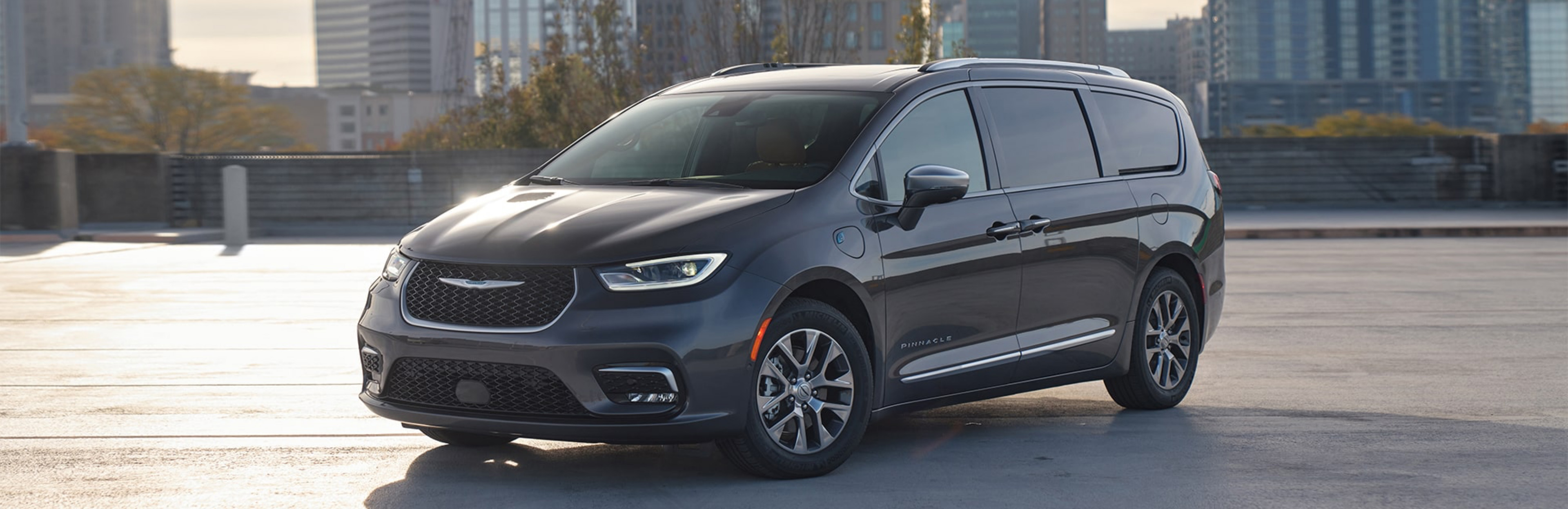 Grey Chrysler Minivan