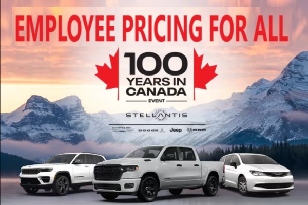 Employee Pricing for All at Leduc Chrysler