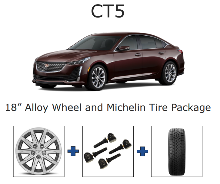 CT5 18” Alloy Wheel and Michelin Tire Package CT5 18” Alloy Wheel and Michelin Tire Package