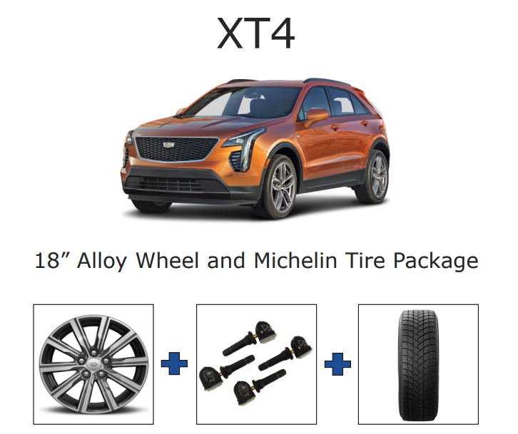 XT4 18” Alloy Wheel and Michelin Tire Package XT4 18” Alloy Wheel and Michelin Tire Package