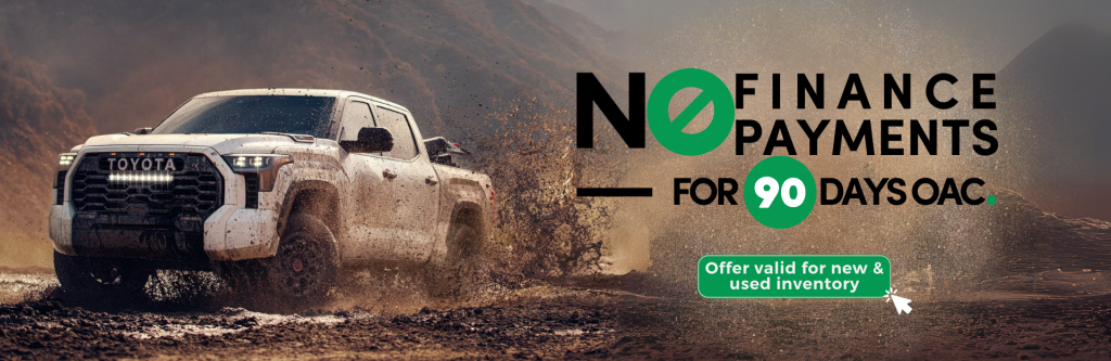 No Finance Payments For 90 Days - Lethbridge Toyota