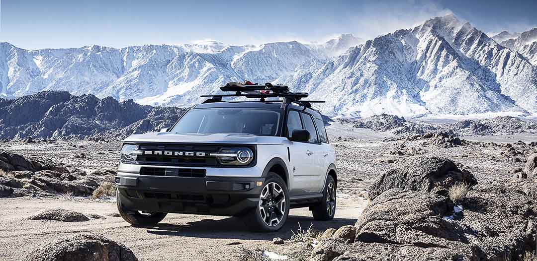 vue trois quart avant du Ford Bronco Sport 2021