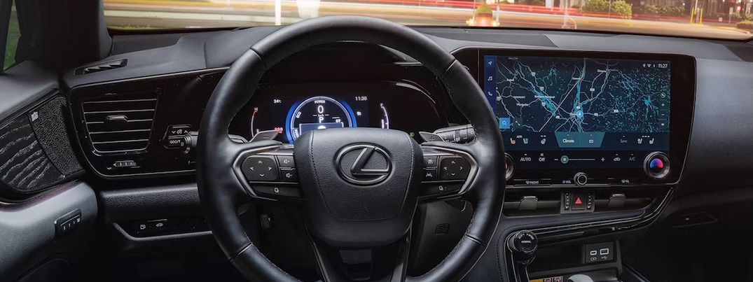 Interior of 2026 Lexus NX.