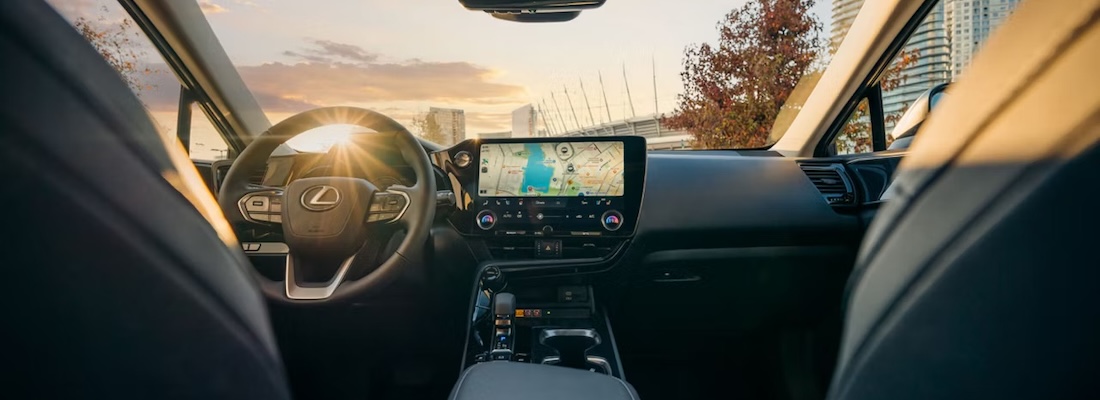 Luxury interior of the 2026 Lexus NX.