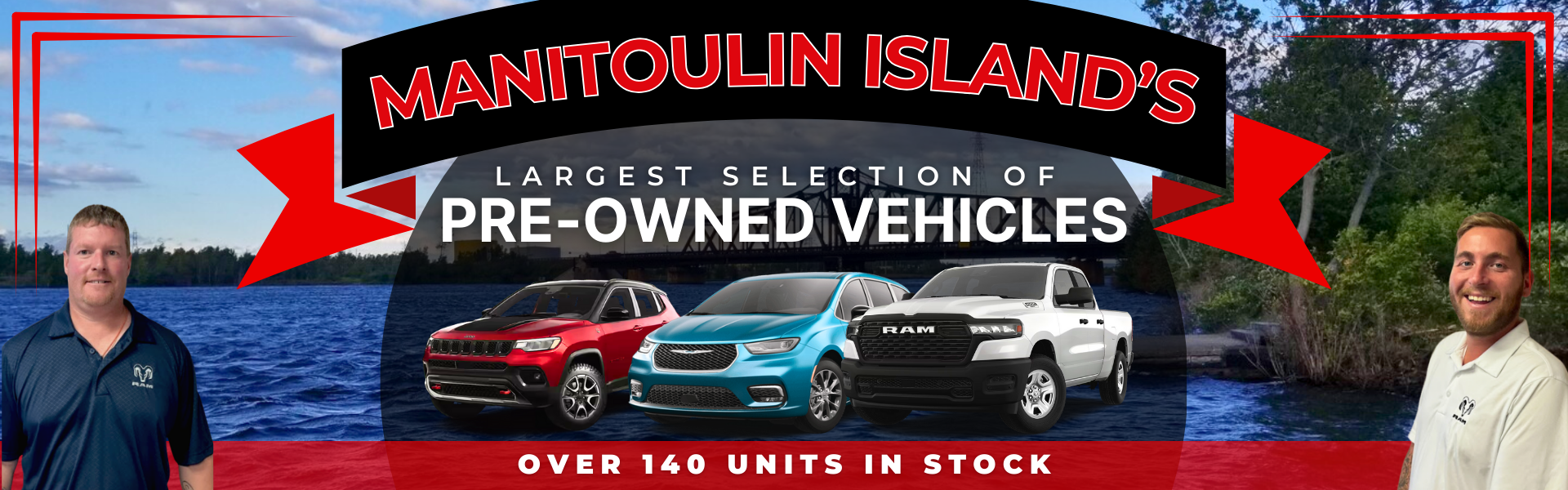 Manitoulin Island's Largest Selection of Pre-Owned vehicles
