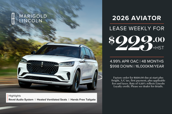 2026 Lincoln Aviator | Factory Order Offer