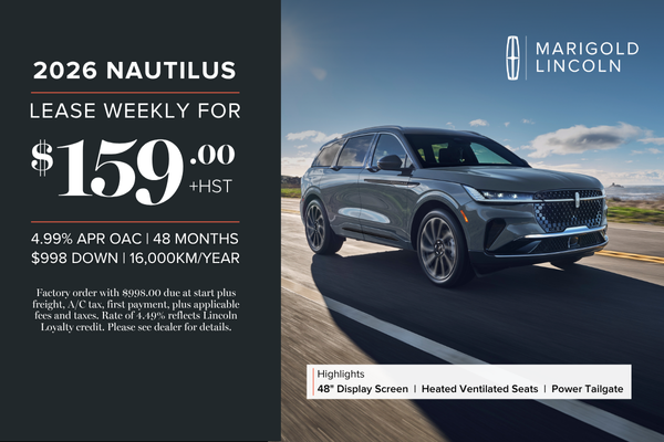 2026 Lincoln Nautilus | Factory Order Offers