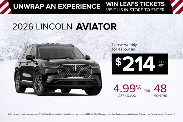 2026 Lincoln Aviator | Factory Order Offer