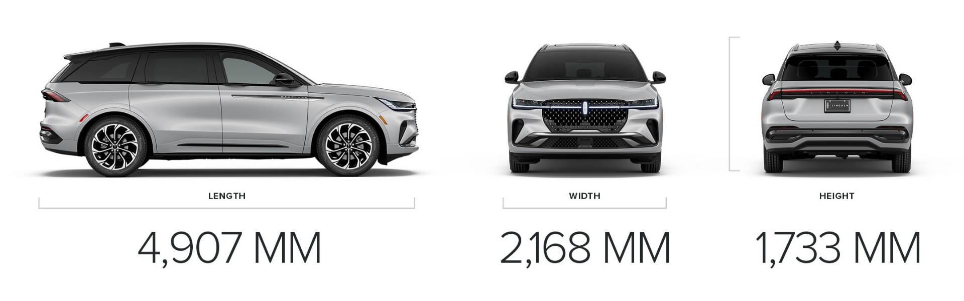 2026 Lincoln nautilus - Vehicle Dimensions