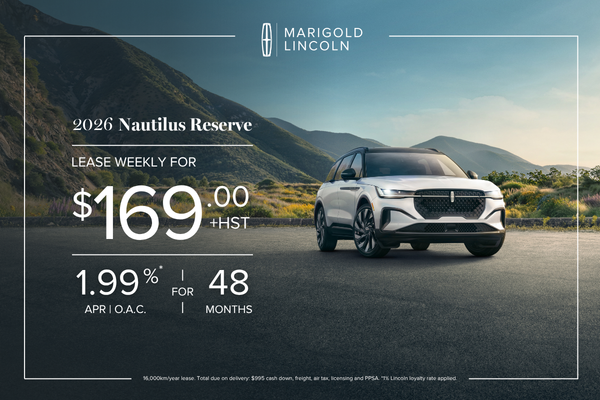 2026 Lincoln Nautilus Reserve | Factory Order Lease Offer