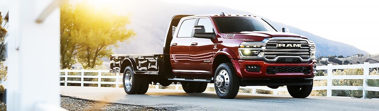 2025 Ram 5500 Chassis Cab parked on road during daytime.