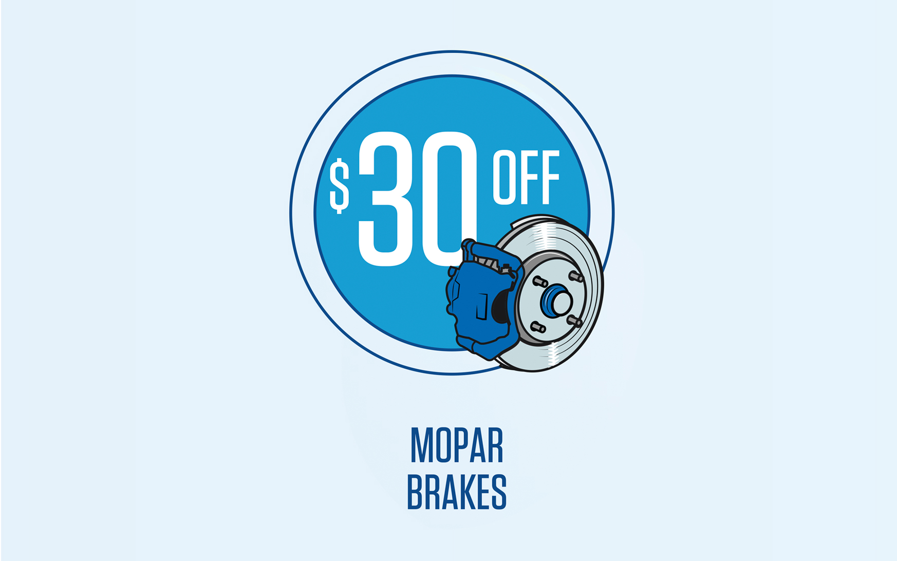 $30 Off Mopar Brakes