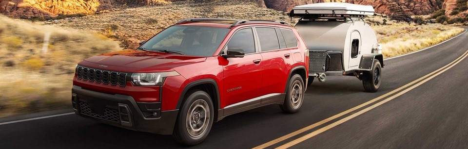2026 Jeep Cherokee pulling trailer