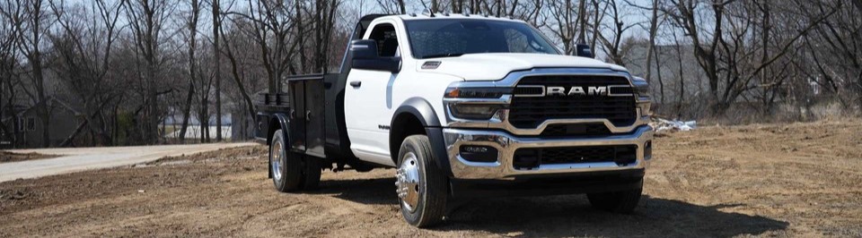 2026 Ram 5500 Chassis Cab parked on dirt