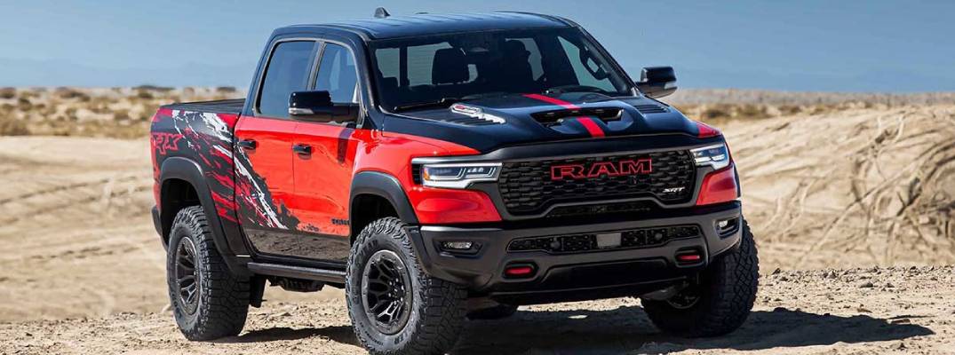 2027 Ram 1500 SRT® TRX on dirt terrain