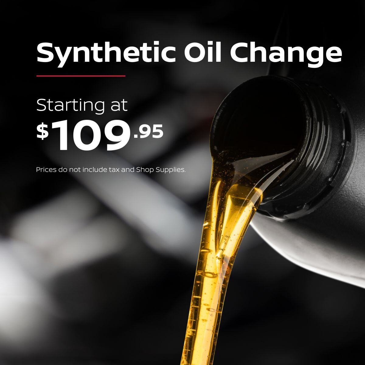Synthetic Oil Change