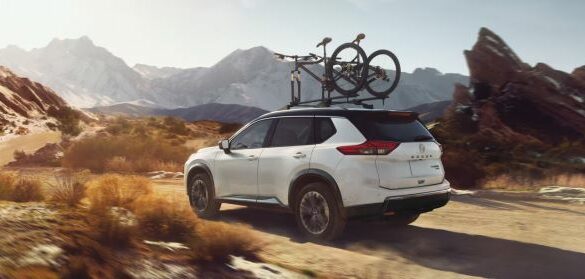 2024 White Nissan Rogue Crossover SUV