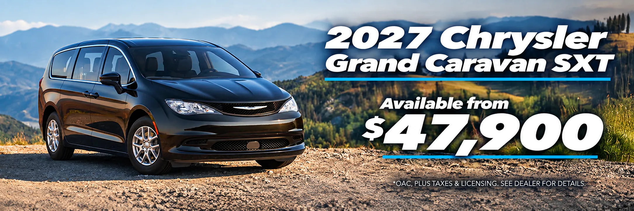 2027 Chrysler Grand Caravan Mountain Ad 2027 Chrysler Grand Caravan $47,900