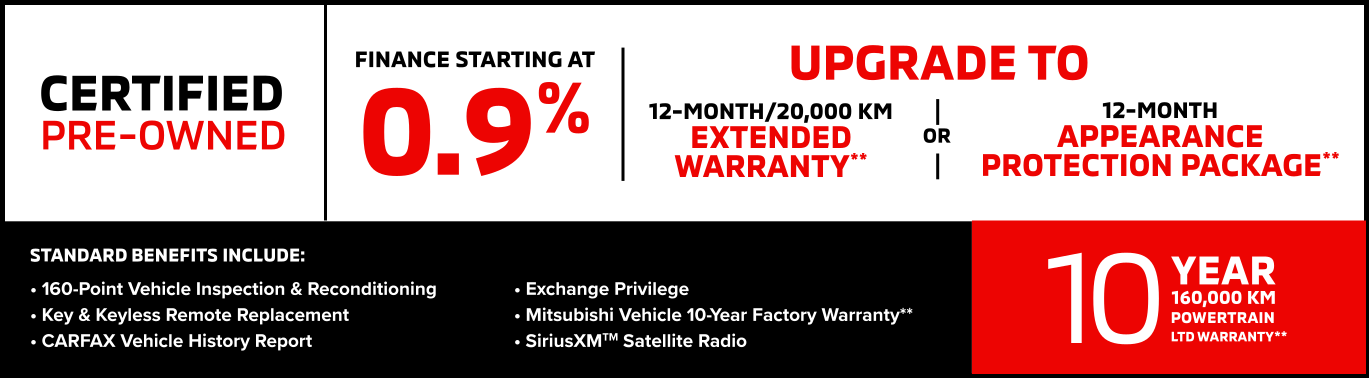 Mitsubishi Certified Pre-Owned