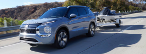 2026 Mitsubishi Outlander SUV towing jetski