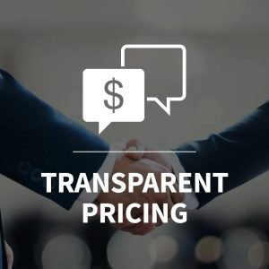Transparent pricing