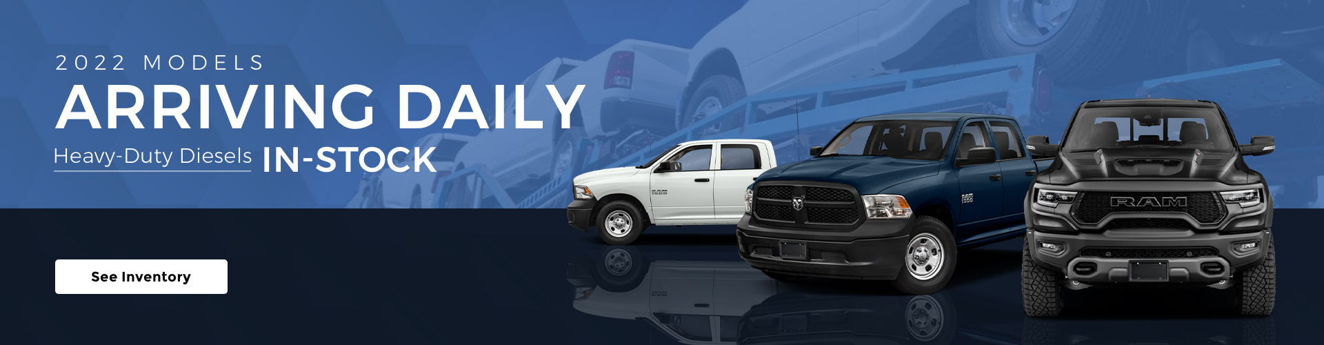 Arriving Daily Homepage Banner