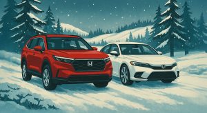 Honda CRV and Civic
