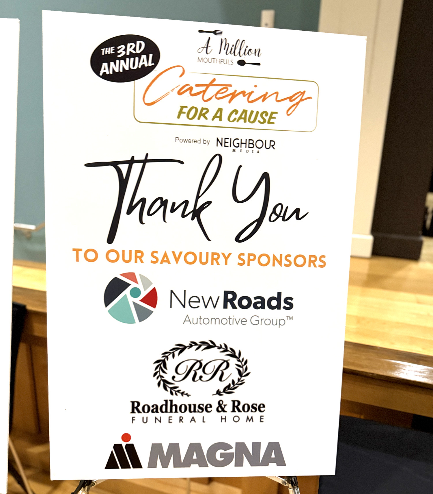 Catering for a Cause