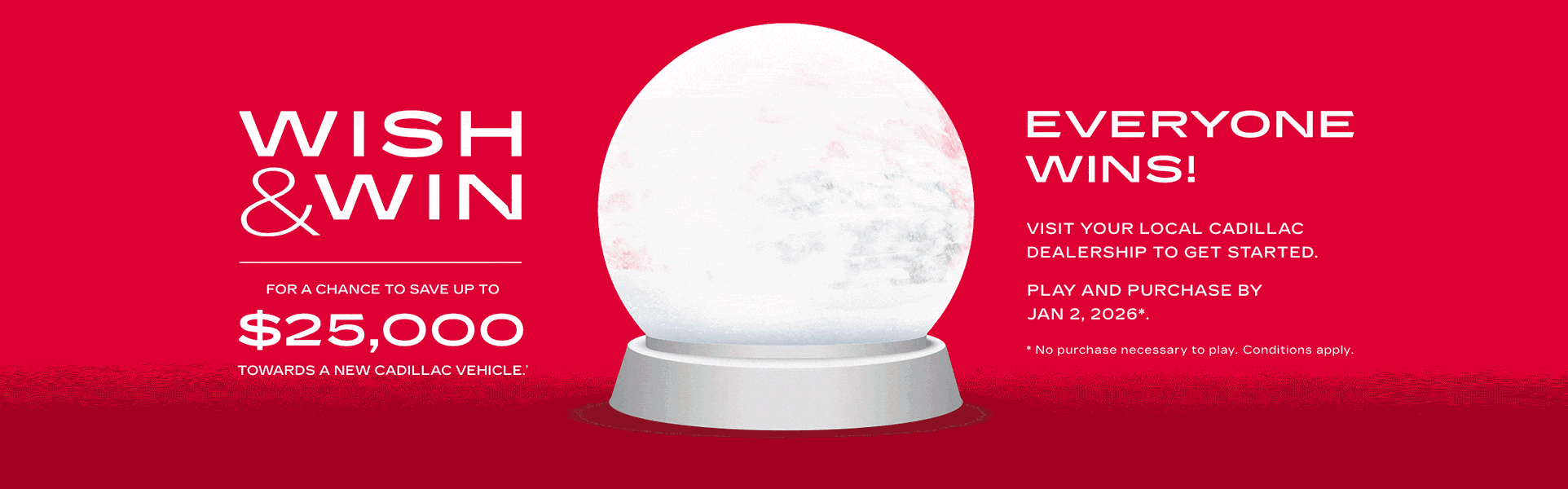 Cadillac Wish and Win Special