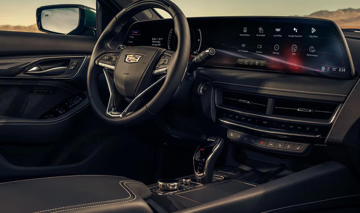 Interior of Cadillac CT5-V Blackwing