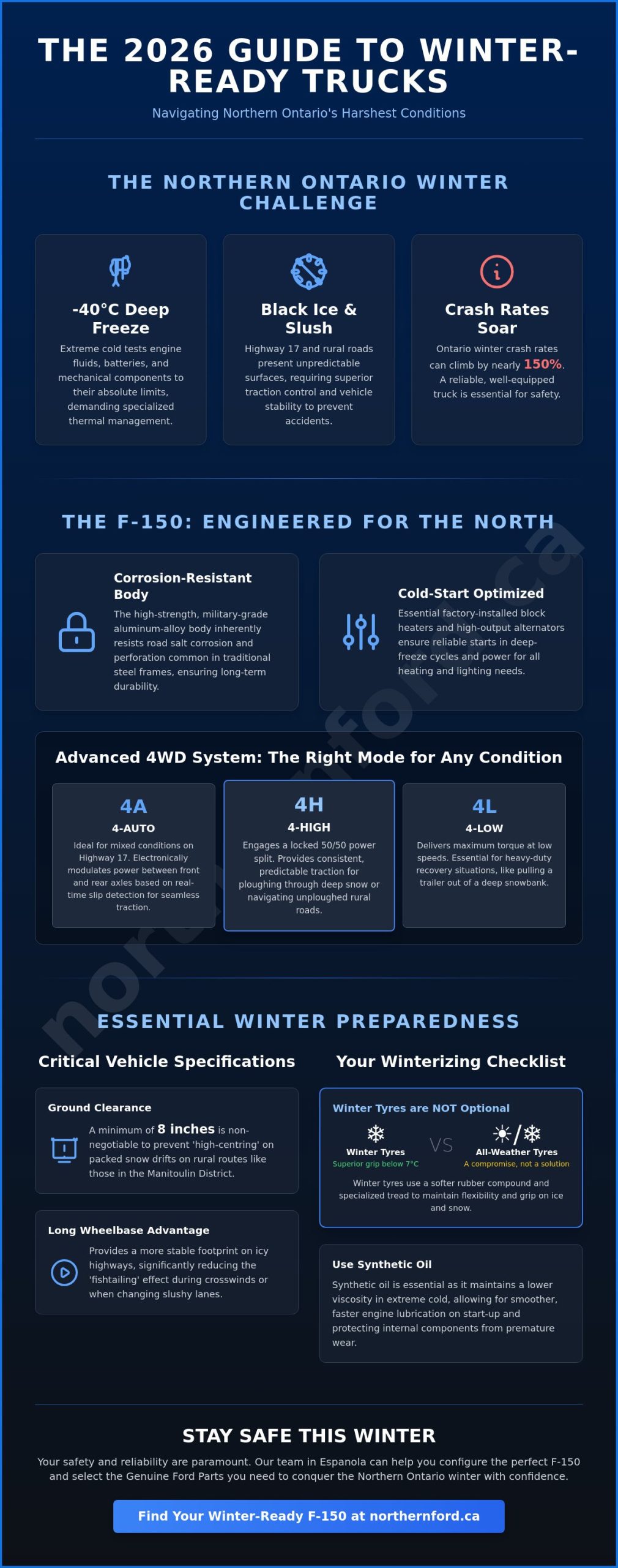 Best Truck for Canadian Winter: Why Northern Ontario Drivers Trust Ford (2026 Guide)