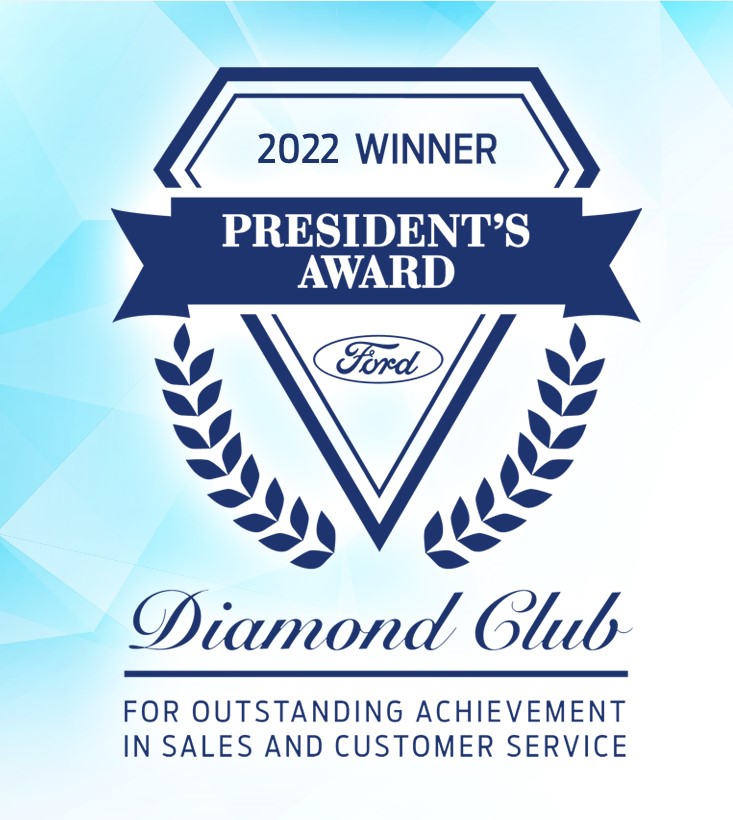 Presidents Club Diamond Award Oakridge Ford