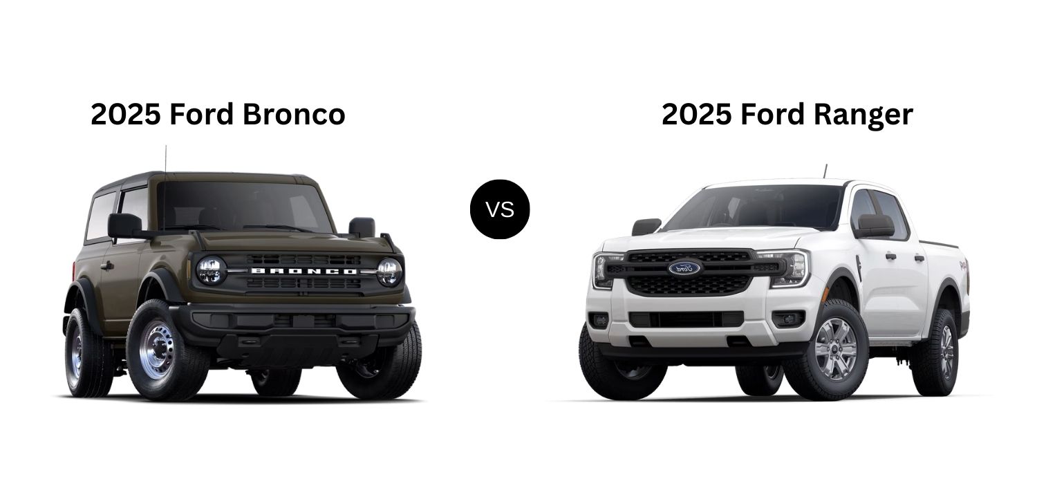 2025 Ford Bronco vs 2025 Ford Ranger