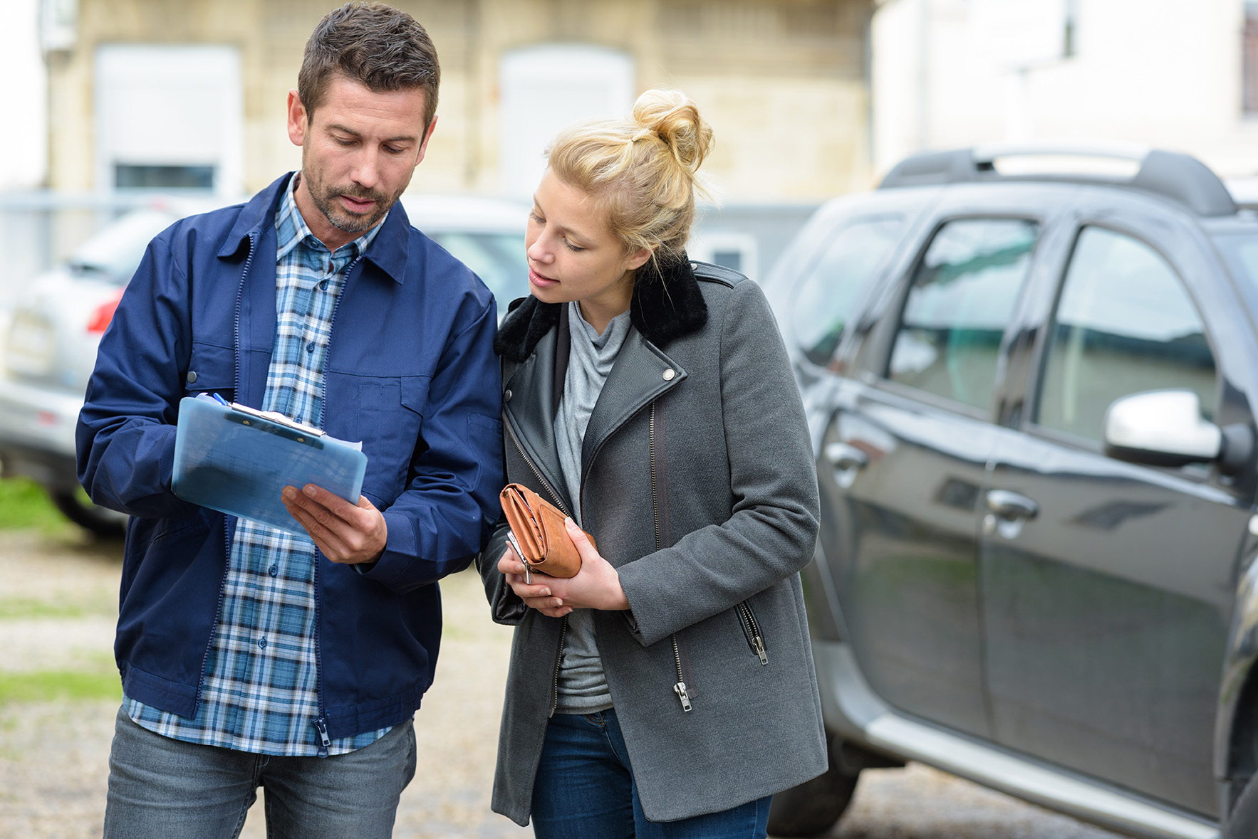 talking about insurance after accident