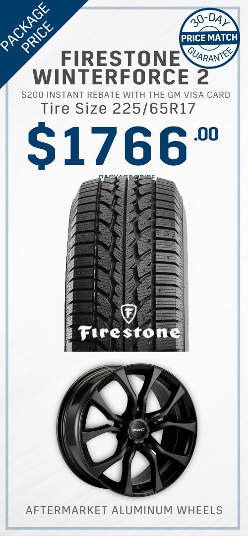 Cadillac XT4 Firestone winter tires Oshawa Cadillac XT4 Firestone winter tires Oshawa