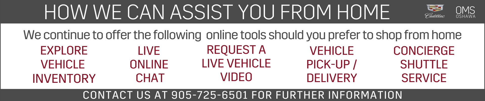 Shop or service from home Cadillac Shop or service from home Cadillac