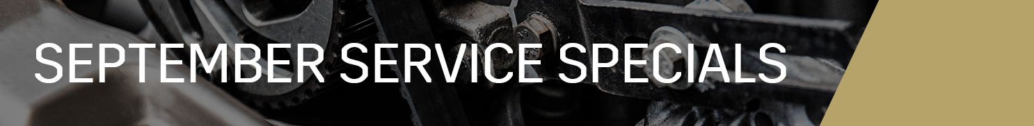 September Service Specials
