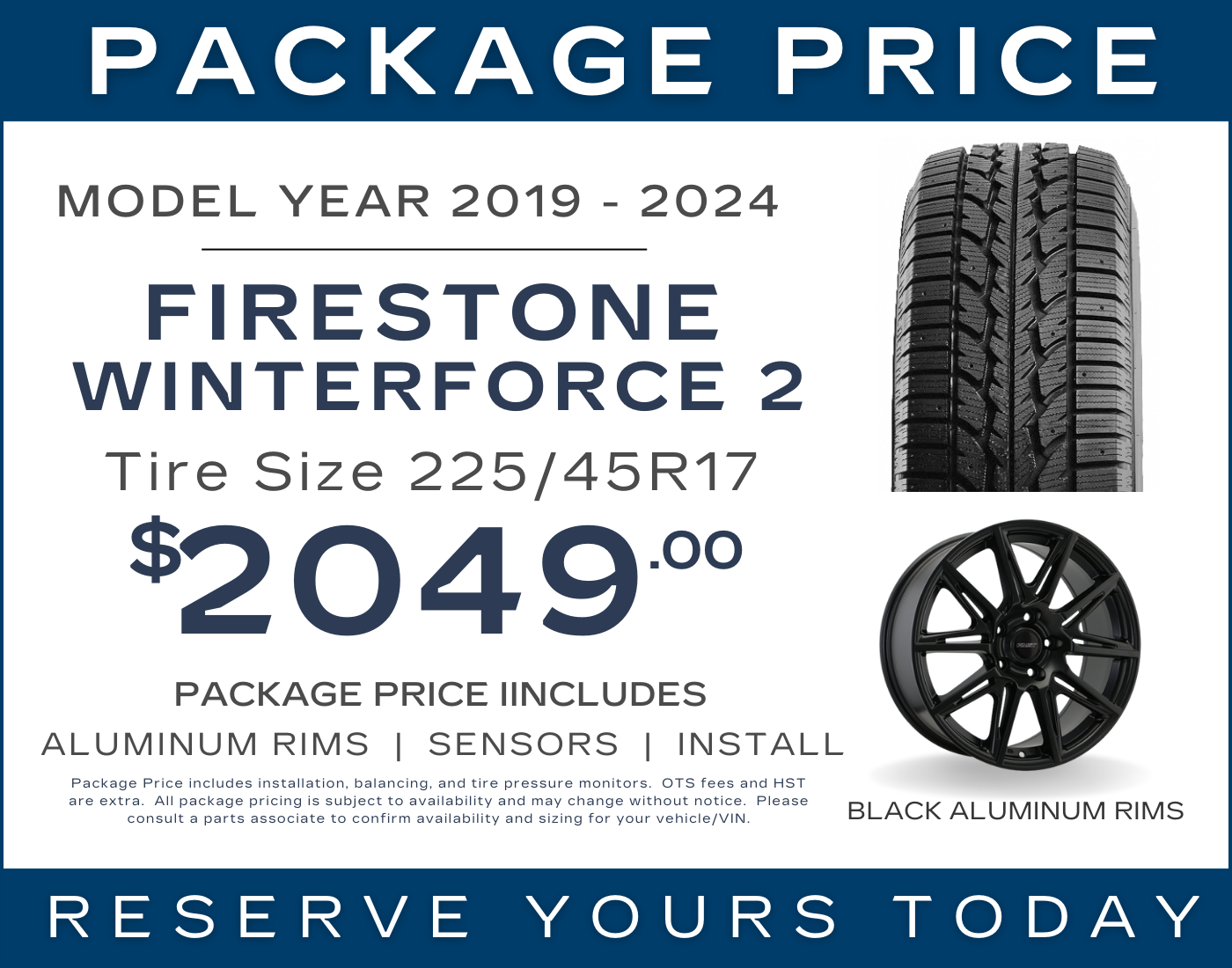 CT4 Winter Tire Packages OMS Cadillac