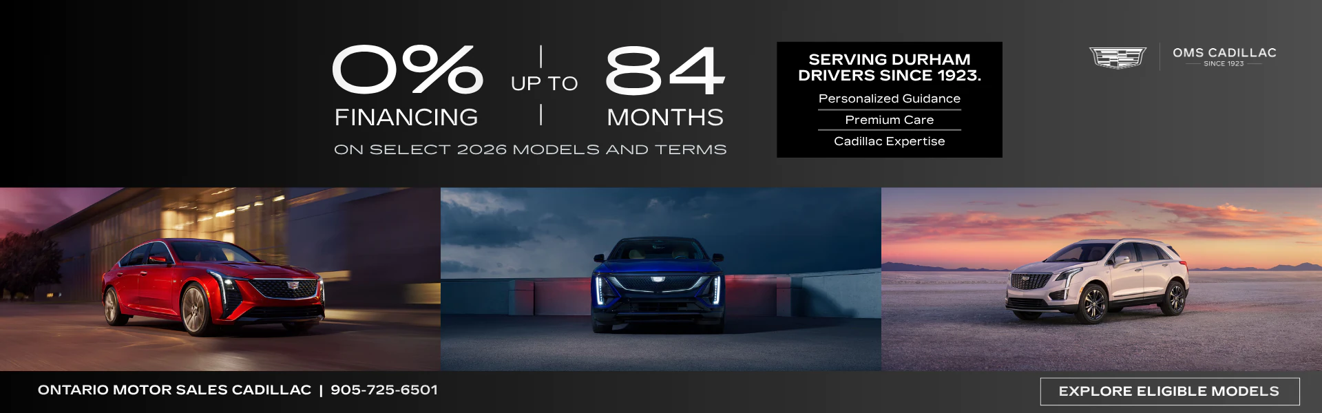  Cadillac 0% Financing Oshawa