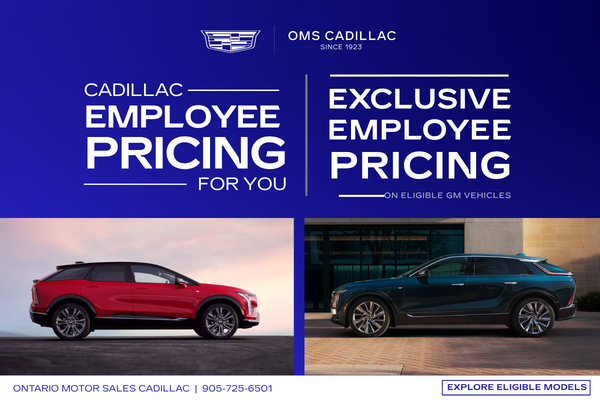 Employee Pricing Cadillac Oshawa
