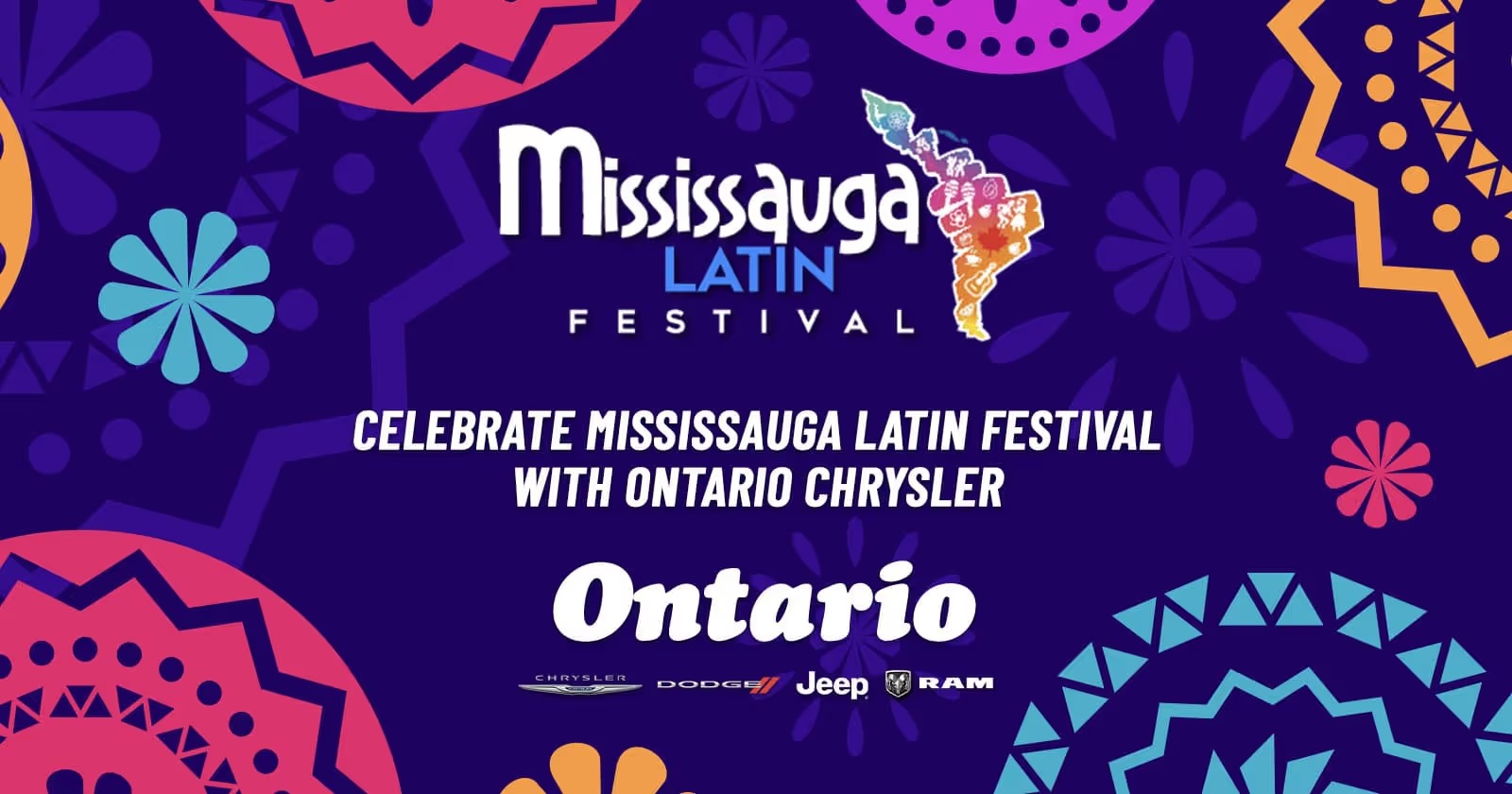 Celebrate Mississauga Latin Festival 2023 with Ontario Chrysler
