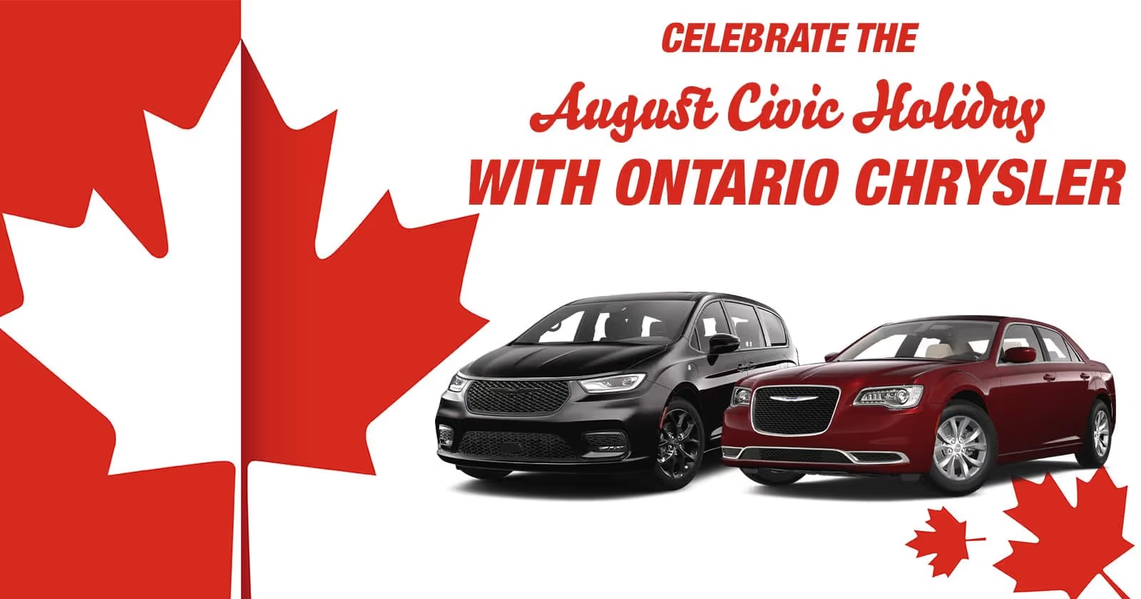 Celebrate the August Civic Holiday in Mississauga with Ontario Chrysler