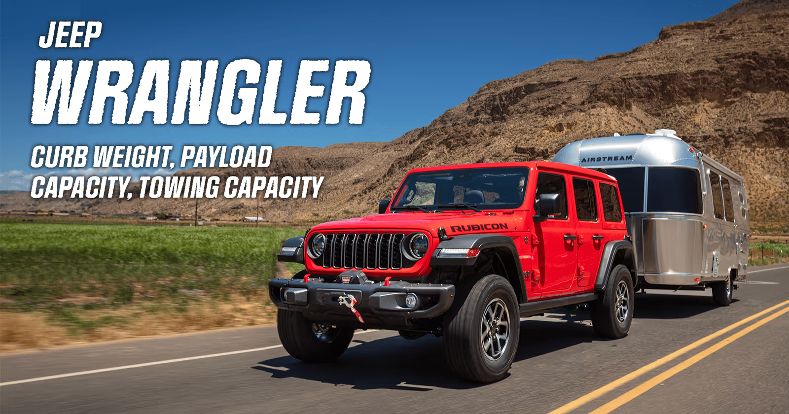Jeep Wrangler Curb Weight, Payload Capacity, and Towing Capacity