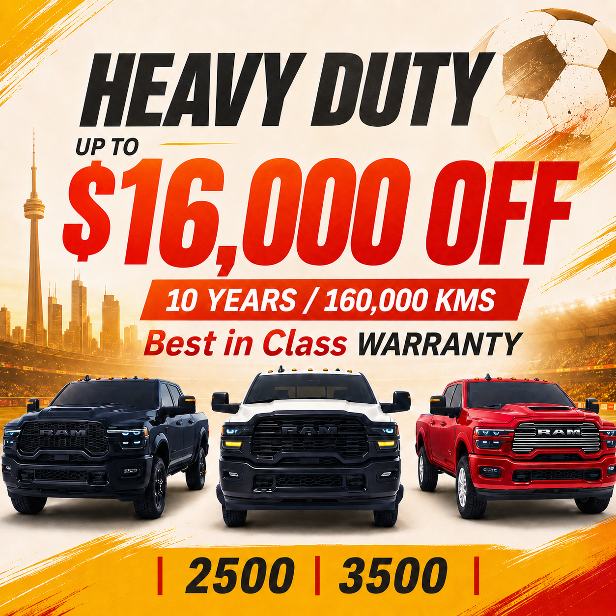 Ram 1500 and 3500 offers