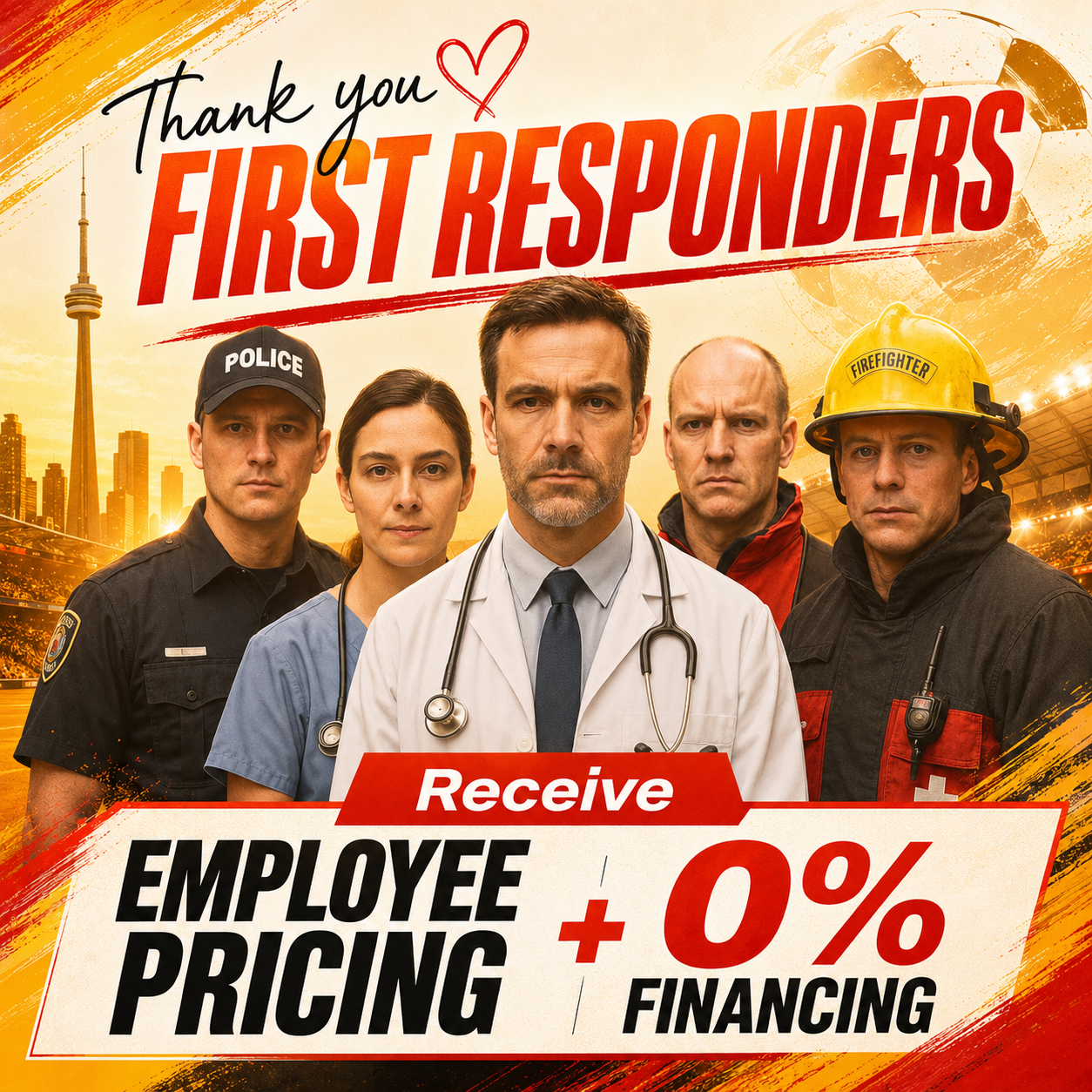 0 financing for first responders