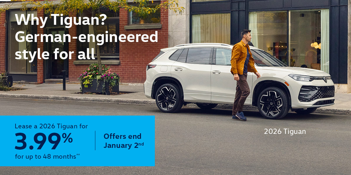 2026 Tiguan – From 3.99%