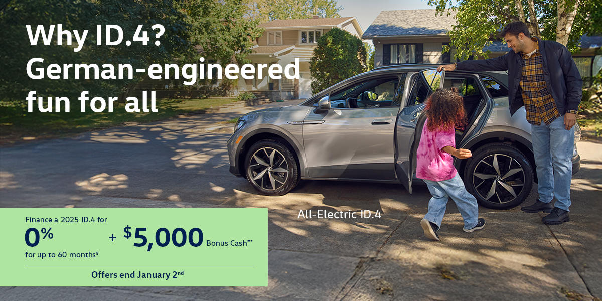 2025 ID.4 – 0% + $5,000 off!