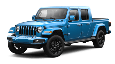 Front side view of Jeep Gladiator Sport S