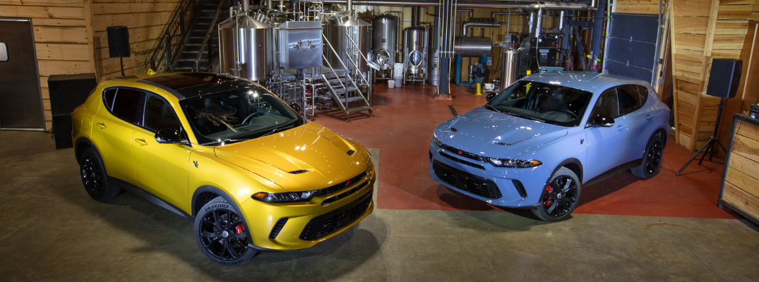 2025 Dodge Hornets parked inside a building