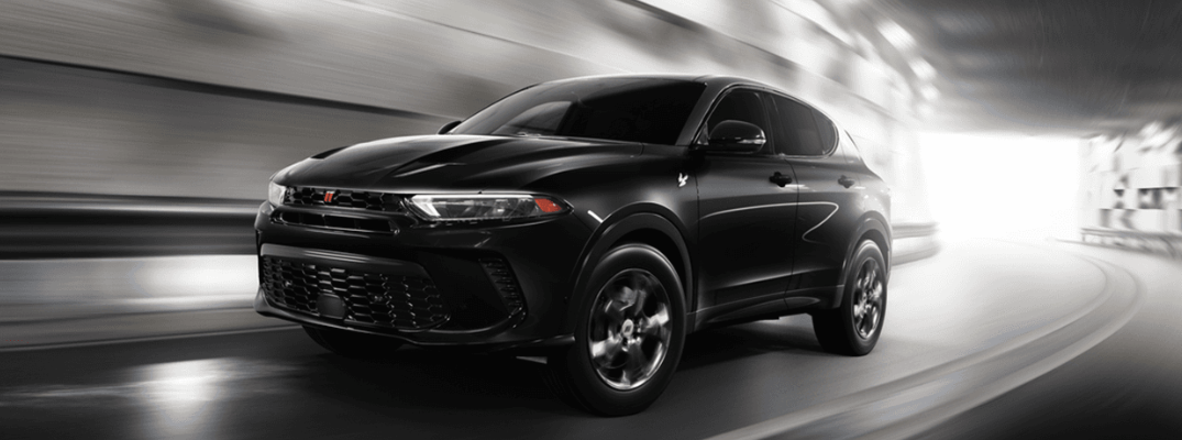 2025 Dodge Hornet driving down a tunnel